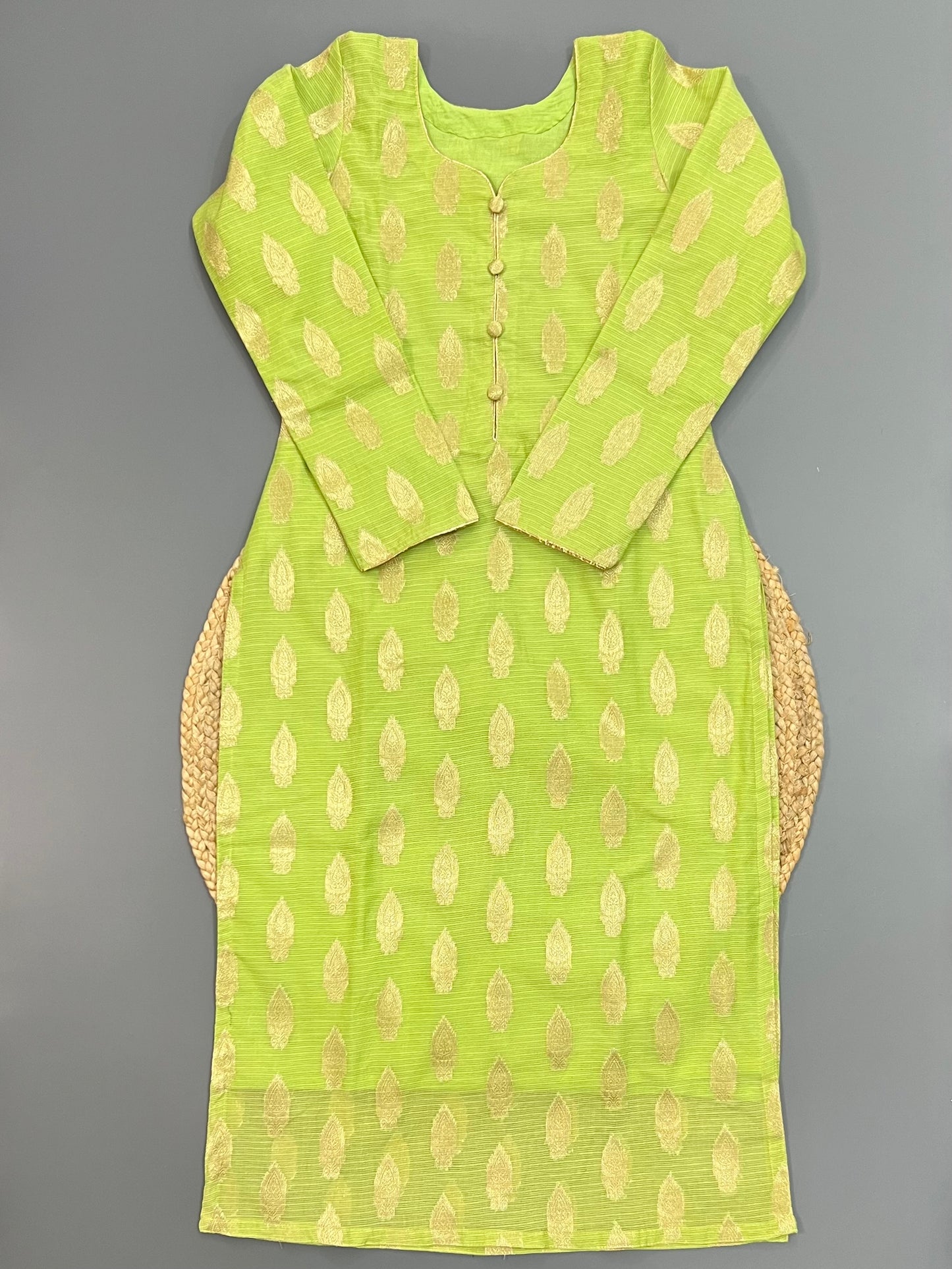 Banarasi kota doria stiched 3 piece suit